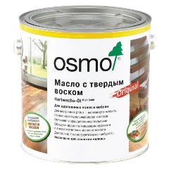 МАСЛО OSMO С ТВЕРДЫМ ВОСКОМ HWÖ 2,5 л бесцветное шелковисто-матовое