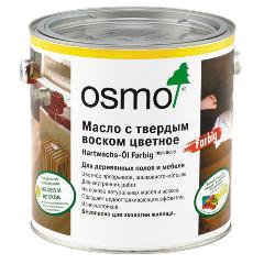 МАСЛО OSMO С ТВЕРДЫМ ВОСКОМ HWÖ FARBIG 0,75 л