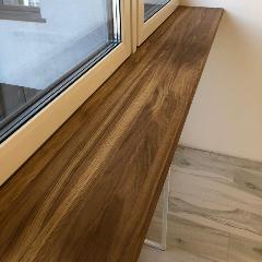 Столешница из цельноламельного дуба для кухни 1100х300х40 мм